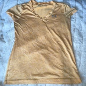 Adidas orange activewear shirt